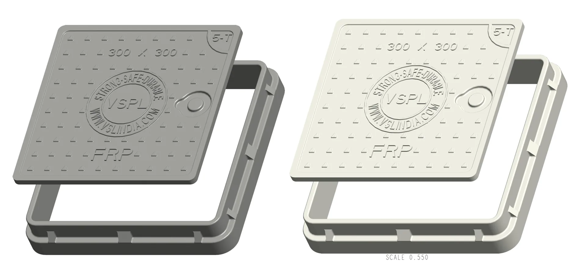 Industrial FRP Manhole Covers by VSL India Industrial FRP manhole covers by VSL India providing durable, corrosion-resistant, and lightweight access solutions for commercial and industrial applications.
