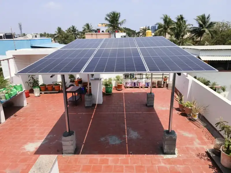 Solar rooftop mounting structures by VSL India offering durable, corrosion-resistant support for efficient and safe solar panel installation.